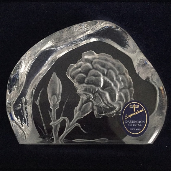 Capredoni Dartington crystal paperweight - Picture 2 of 5